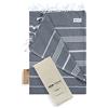 CAPTAIN and Mermaid Captain&Mermaid®, telo mare XXL, 100% cotone, telo da bagno, coperta da picnic, 220 x 160 cm, peshtemal, leggero ed extra grande (Charcoal - color carbone)