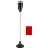 CO-Z Posacenere da Terra Regolabile in Altezza Posacenere a Colonna in Metallo Contemporane Altezza da 50,8 cm a 88,9 cm con Scatola di Sigarette