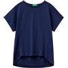 United Colors of Benetton T-Shirt 3BL0D106P, Blu Notte 252, XS Donna