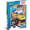 Clementoni- Hot Wheels Supercolor Wheels-180 Pezzi Bambini 7 Anni, Puzzle Cartoni Animati, Made in Italy, Multicolore, 29789