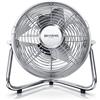 Brandson - Macchina del Vento in Stile retrò - Ventilatore da Tavolo Compatto e Molto Potente - 32W - 3 Velocitá - Scocca ed eliche in Metallo- 25 cm di Diametro