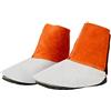 QeeLink Ghette per Saldatura in Pelle - Copriscarpe per Saldatura Resistente al Calore e all'Abrasione - Protezioni per Scarpe - Ghette per Saldatura 1 paio
