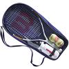 Wilson Roland Garros Elite 21 WR039110F Kit per Tennisti Principianti, Borraccia, 2 Palline da Tennis, Borsa Porta-Kit, dai 9 ai 10 Anni