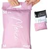 EMBALLAX - 50 Buste per Spedizioni Vinted - Taglia M 35x25cm - NON TRANSPARENTI/ULTRA-RESISTENTI - Sacchetti Spedizione in Plastica - Pochette per Spedizioni Postali - Scatola Grazie/Merci