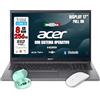 Acer Notebook NUOVO - Monitor 17,3 Full HD - Memoria SSD 256GB - CPU Intel Core i3 fino a 3,8ghz - Ram 8GB - Ingresso TYPE-C, HDMI, USB - Sistema operativo WIN 11 PRO e Libre Office - PRONTO ALL'USO