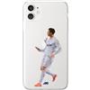 MYCASEFC Cover Calcio Cristiano Ronaldo Madrid iPhone 15. Custodia da calcio per smartphone per appassionati di calcio, idea regalo, design di alta qualità.