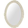 Biscottini Specchio da parete bagno e soggiorno L62,5XPR6XH82,5- Specchiera specchio camera da letto - Specchio ingresso e specchio da bagno
