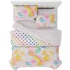 Franco Set Trapunta e Lenzuola, Microfibra, Care Bears, Queen