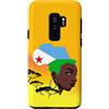 Djiboutian Home Djibouti Gifts proud Dji Custodia per Galaxy S9+ Djiboutian Queen Black History Month Djibouti Flag Africa