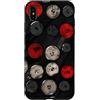 Ruftup Design Button Collectors Art Coll Custodia per iPhone XS Max Modello bottoni: Arte originale con motivo ad asola