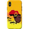 Angolan Home Angola Gifts for proud Ango Custodia per iPhone X/XS Angolan Queen Black History Month Angola Flag Africa