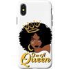 Juneteenth Freedom Gift Idea Custodia per iPhone X/XS Juneteenth Black Queen Women Celebrando Black Freedom 1865