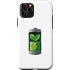 3d battery Natural energy Custodia per iPhone 11 Pro Batteria 3d design completo logo 3d batteria piena