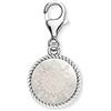 Engelsrufer Ciondolo da donna in argento sterling, chiusura a moschettone, senza nichel, 12 mm, Argento sterling, Nessuna pietra preziosa