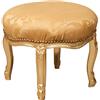 Biscottini Pouf poggiapiedi divano 47,5x47,5x42,5 cm -Elegante panca da camera da letto in tessuto - Pouf poggiapiedi