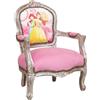 Biscottini Poltrona L51,5xPR50,5xH77,5 Principesse - Poltrona relax - Poltroncina per bambini - Poltrona salotto - Accessori casa