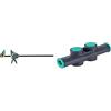 Wolfcraft 3033000 1 Ehz Pro Morsetto 100-700, Per Uso Con Una Sola Mano & 3038000-1 Connector Pro/Easy - Adattatore Per Morsetti Per Uso A Mano Sola