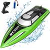 tech rc Barca Telecomandata per Bambini Impermeabile 2,4GHz Motoscafo Giocattolo Batteria Ricaricabile, Barca da Corsa RC Giocattolo Ideale Regalo per Bambini e Ragazzi