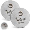 NOTSEK Puck Screen 58 mm, 2 pezzi 1 mm/1,7 mm di spessore per portafiltro, 150 μm acciaio inox 316 caffè Puck Screen 58,5 con scatola di immagazzinaggio acrilico, accessorio per macchina da caffè