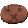 DAMIAN WIKLINA NATURALNE PRODUKTY Z DREW Cuscino per cani - Cuscino per gatti - Dimensione ovale 50x34 cm colore marrone - Cuccia per cani - Cuccia per gatti - Materasso per cani o gatti - Lavabile - Ideale per cesti di trasporto o cucce per