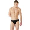 Emporio Armani Men's Brief Jacquard Logo Mesh Slip Boxer, Black, XL Uomini