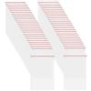 JINSIHU 500 Pezzi Bustine Trasparenti Richiudibili 8 cm x 12 cm, Sacchetto Sigillati di Plastica Con Chiusura Buste Plastica Richiudibili Con A Zip Riutilizzabile Sacchetto per Cucina Cibi Secchi Dolci