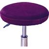 zalati Coprisgabello Rotondo Antiscivolo Morbido Cuscino del Sedile Elastico Protezione Fodera per Sgabello Sedia da Bar Diametro 30-34 cm, Viola