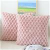 NIULAA 2 Pezzi Copricuscini Divano 45x45 Colore Rosa Morbide Peluche Federe Cuscini Moderni Copricuscini Quadrati Federe per Cuscini Copri Cuscini con Cerniera in Stile Marocchino Decorativi