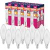 OSRAM Valore a stella a LED Classica lampada LED B60 per base E14, forma delle candele, FR, 806 lm, bianco caldo, 2700k, sostituzione per lampadine da 60w venzionali, non dimmerabile, 10 pacchetti