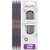 KnitPro J'Adore Cubics Ferri da Maglia a Doppia Punta Set da 5 - Spilli in Legno per Calzini Cappelli Guanti Corti per Maglia Rotondi - 20 cm x 6,50 mm