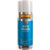 Hycote Primer Spray Bianco 400 ml, Fondo per Verniciatura, Asciugatura Rapida, Alta Copertura, Migliora Adesione per Colori Chiari su Metallo e Plastica