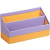 Rhodia 318849C porta corrispondenza Rhodiarama, 25x10x31 cm, cucitura a punto sella, similpelle iris