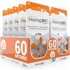 Hearing360 60 Pile Modello 13 Arancione (PR48) - 10 Confezioni da 6 Batterie per Apparecchi Acustici 1,45V - Pile Acustiche Rayovac Varta Extra