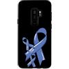 Esophageal Cancer Awareness Cancer Ribbo Custodia per Galaxy S9+ Chemo combattente blu del nastro di consapevolezza del cancro esofageo