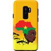 Burkinabe Home Burkina Faso Gifts proud Custodia per Galaxy S9+ Burkinabe Queen Black History Month Burkina Faso Flag Africa