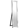 DRW Piede in Alluminio e Specchio Nero 40 x 170 cm