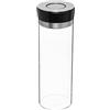 5 five simply smart 5five - vaso in vetro da 1,7 l pusheat con coperchio a pressione in acciaio inox