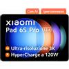 Xiaomi Tablet Xiaomi Pad 6S Pro Qualcomm Snapdragon 256 GB 31,5 cm (12.4) 8 Wi-Fi 7 (802.11be) Grafite, Grigio [VHU4704EU]