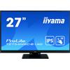 iiyama ProLite T2754MSC-B1AG Monitor PC 68,6 cm (27) 1920 x 1080 Pixel Full HD LED Touch screen Multi utente Nero [T2754MSC-B1AG]