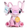 Play by Play Peluche Stitch Angel 30cm - 51cm Parlante Lingua Inglese Frasi del Film Originale Disney Lilo e Stitch Ufficiale (Angel 51cm)