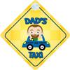 QG Ltd Dad' s taxi auto segno stile divertente novità regalo/regalo Baby on Board Sign