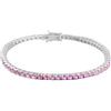 Gold Gala Bracciale Tennis in Argento 925 Rodiato con Zirconi Colorati