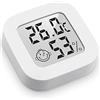 Houdian Mini Igrometro Termometro Digitale, Termometro Ambiente con Livello di Comfort, Monitor di Temperatura e umidità, Termometro da Interno per Serra, Stanza, Casa