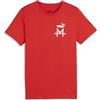PUMA AC Milan T-shirt Ftbl Icons, Bambini e Ragazzi, Unisex, Puma Red, 8 anni