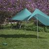 Meister Tenda da sole - 210 x 210 mm - 180 g/m² - Lycra/poliestere - con ancora di sabbia - verde/tenda da spiaggia/tenda parasole/tenda da spiaggia / 6819500