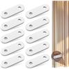 Suynauetev 10 Pezzi Pesi per Tende da Interno da 40 g Pesi per Tende Peso per Tende Piombo per Tende Pesi Tende Pesi Tende Piombo Bianco per Casa Ufficio Hotel Tende Accessori Tovaglia