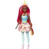 Barbie Bambola Dreamtopia Unicorno, con capelli arcobaleno e accessori fantasia. Modelli Assortiti, Colore Capelli Rosa e Giallo (Mattel HGR19)