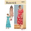 Butterick B6872F5 Abito da donna F5 (48-50-52-54)