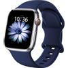 Higgs Cinturino Sportivo in Silicone Morbido Compatibile con Apple Watch 38/40/41/42/44/45/46/49mm-Cinturini Compatibile con Serie Ultra 2/10 /9/8 /7/6 /5/4 /3/2 /1 /SE (SE 2) - Uomo e Donna
