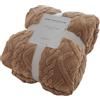HUIEYE Coperta in Pile, Coperta in Velluto Taffetà,Morbida e Calda Coperta Neonato,In Velluto Corallo, per Quattro Stagioni e Coperte da Letto, per Culla e Letto e Divano,70x100cm(Cioccolato)